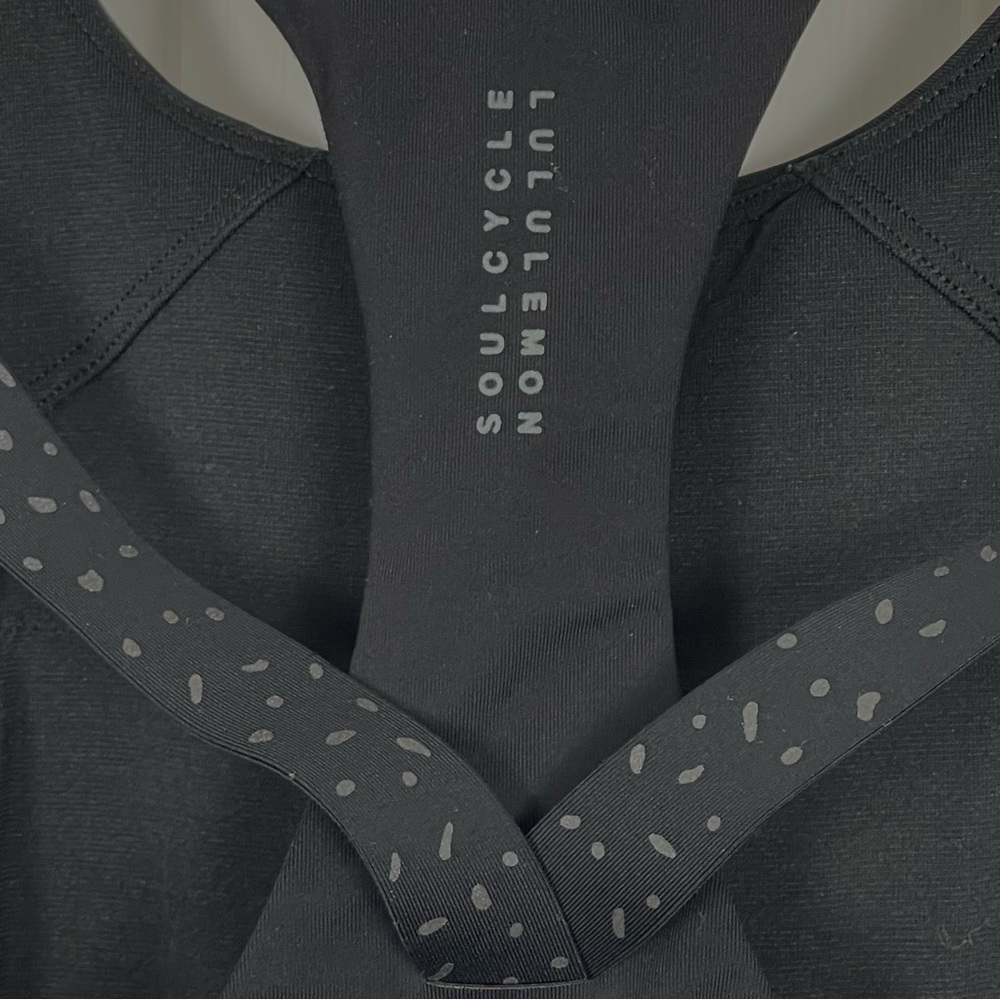 SOLD. Lululemon To The Beat Bra *lululemon X SoulCycle Black Size 8 - Picture 8 of 10